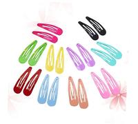 WOONEKY 50 pièces Lot de Barrettes à Cheveux Colorées Pure pour Filles Accessoires Mignons avec Design Garçon Fille Aléatoires pour Toutes Occasions Couleur Aléatoire Couleur Aléatoire