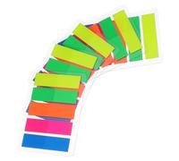WOONEKY 500 Pièces Sticky Book Tabs Colored Small Note Pads Self-adhesive Reusable Page Markers For School Office Organization