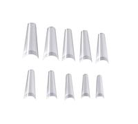 WOONEKY 500pièces Faux Ongles Couleur Naturelle Pour Affichage Et Pratique Accessoires De Manucure Cartes De De Vernis à Ongles Outils De Nail Art