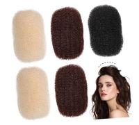 WOONEKY 5pièces Accessoires De Cheveux Clips De Volume Bump Pad Outils De Coiffure Délicats Pour Look Fluffy Et Élégant