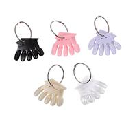 WOONEKY 5pièces Présentoirs Forme De Couronne Pour Manucure De Couleur Nail Art Affichage De à Pour Salons Et De Manucure