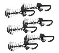 WOONEKY 6 Ensembles Piquets de Tente Aluminium pour Camping Accessoires de Tente avec Design Épine de Poisson pour Plage Boue Herbe D Crochet et Ressort
