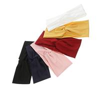 WOONEKY 6 Pièces Bandeau accessoires pour cheveux blancs bandes de cheveux pour les cheveux des femmes bandana hair charms hair toppers accessoires de cheveux pour femmes en tissu