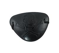 WOONEKY 6 pièces Cache Œil Pirate Imprimé Squelette Confortable Accessoire Cosplay Halloween Fête