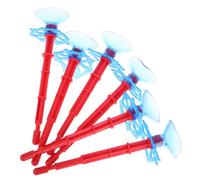 WOONEKY 6 Pièces Flèches Ventouse de Remplacement pour Araignée Plastique Accessoires pour Jeux Extérieurs pour Fêtes Garçon Fille et Activités Groupe