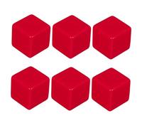 WOONEKY 6 Pièces Grand Dice Vides Écriture Cubes Plastique pour Activités Éducatives Projets DIY et Jeux de Société pour Décoration de Classe