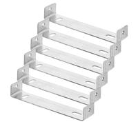 WOONEKY 6 pièces Kit de Montage de Plaque de Plafond pour Appliques Murales et Lustres Support Stable et Durable pour Décoration de Maison et Bureau