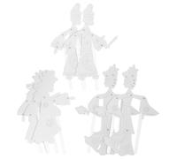 WOONEKY 6 pièces Kit DIY Marionnettes à Ombres Traditionnelles Chinoises Artisanat pour Fait Main Décoration et Collection
