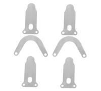 WOONEKY 6 pièces Kit Plaques de Soupape Métal U Forme Langue pour Compresseur Air Silencieux Accessoires de Réparation pour Pompe à Air sans Amélioration de Efficacité et Contrôle