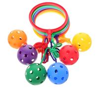 WOONEKY 6 Pièces Sauter Balle Anneau de Cheville pour Garçon Fille Jeu Exercice Intérieur et Extérieur Améliore Condition Physique et Coordination