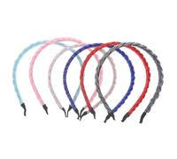 WOONEKY 6 pièces Wide Pearl Headband For Women Set Stylish Wide Hair Bands With Elegant Decorative Pearls Comfortable And Gentle Hair Accessories For All Ages