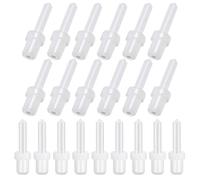 WOONEKY 60 Pièces Broche De Remplacement D'obturation Kit De Réparation D'obturation Pièces De Réparation De L'obturateur White