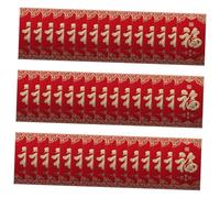 WOONEKY 60 Pièces Envelopes Chinese Year Of The Horse Lucky Money Packets For Spring Festival Wedding Birthday Year Folding Packets With Fine Craftsmanship And Vibrant Printing