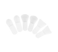 WOONEKY 6pièces Brosse Pour Masque Facial Outils De Soins Du Visage Réutilisables Design Pratique Pour Beauté à Domicile Et Centre De Soins