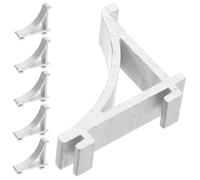 WOONEKY 6pièces Clips Pour Étagères De Réfrigérateur Supports Pour Étagères De Congélateur Métalliques De Réfrigérateur