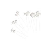WOONEKY 6pièces Épingles à Cheveux Irregulières Accessoires De Mariage U-shaped Et