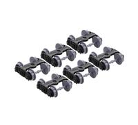 WOONEKY 6pièces Kit Roues pour Train Miniature Plastique De Rechange Faciles à Installer pour Jouets DIY Adapté Aux Tout-Petits Et Garçon Fille Accessoire Modélisme Ferroviaire Roues