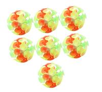 WOONEKY 7 pièces Jouets Boules à Ventouses Lumineuses Multicolores pour Garçon Fille Jeu Interaction Parent-garçon Fille Balles de Décompression et Amusement pour Fêtes Garçons et Filles