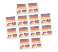 WOONEKY 75 Feuilles temporaires Imperméables Autocollant Drapeau De La Croatie Tatouage Temporaire Étanche Bouteilles D'eau Stickers Drapeau Angleterre Carte Du Pays Stickers