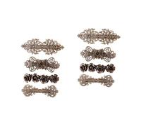 WOONEKY 8 Pcs Vintage Épingle À Cheveux Pince À Cheveux Fermoir À Cheveux Vintage Barrettes À Cheveux Rétro Pinces À Cheveux Pour Femmes Femmes Barrettes Pour Cheveux Antique Pinces À