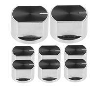 WOONEKY 8 pièces Boutons de Remplacement Zinc pour Cuisinière à Gaz de Commande pour Brûleurs de Cuisine Compatible avec Divers Modèles de