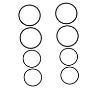 WOONEKY 8 pièces Support Silicone pour Chronomètre Fixation Stable sans Vis Aux Vibrations et Au Vent Compatible avec Garmin et Autres Compteurs Cyclisme Pratique pour Sorties Extérieures