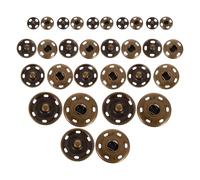 WOONEKY 80 pièces Kit de Boutons Pression Métal pour Couture Vêtements Vestes Manteaux Pantalons et Projets DIY Fixation Solide et Facile à Coudre