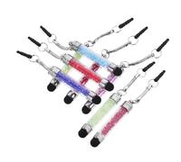 WOONEKY 8pièces Stylos Capacitatifs pour Téléphone Et Tablette De Stylos à Écriture avec Embout Design Et Décor Cristal Couleurs Mélangées Outils Pratiques pour Dessiner Et Écrire