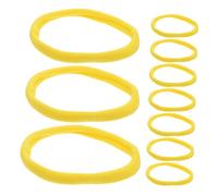 WOONEKY 96 Pièces Loom Refill Loops Kit with Elastic Binding Rope Stretchy Acrylic Cord for Weaving Bracelets Potholders and DIY Craft Projects at Home