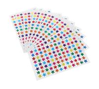 WOONEKY 960 Pièces Autocollant Étoile Laser Violet Éclat Autocollants D'étoile Enfant Multicolores Stickers Décoration Métallique Holographique