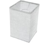 WOONEKY Abat-jour Carré en Lin pour Lampadaire Salon, Remplacement Élégant Éclairage Diffus Décoratif, Style Minimaliste et Contemporain
