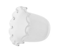 WOONEKY Abat-jour en Verre Dépoli Floral 4 Cm de Diamètre, Abat-jour Vintage pour Lampe de Chevet Suspendre, Abat-jour Clair Style Campagnard, Diffusion Douce pour Éclairage Intérieur