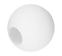 WOONEKY Abat-jour Globe Verre Givré Milky Blanc Abat-jour Suspension Compatible Lampes Murales et Plafonniers Éclairage Doux pour Salon et Bureau