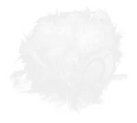 WOONEKY Abat-jour Plume Décoratif pour Lampe de Bureau Lampe Chevet Salon Diffuseur de Lumière Doux pour Ambiance Cosy et Romantique Esthétique pour Chambre et Salon