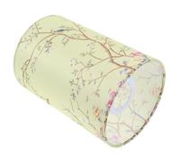 WOONEKY Abat-jour Rétro Cylindrique pour Lampe de Chevet et Lampadaire Design Droit Tissu Imprimé Floral et Oiseaux Facile à Installer et Nettoyer Adapté Salle à Manger et Chambre Hauteur