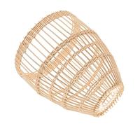 WOONEKY Abat Jour Rotin Tressé Naturel pour Plafonnier Intérieur Maison et Restaurant Décor et Polyvalent Compatible Lampes Murales et Lampadaires Style Simple et Élégant