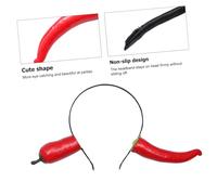 WOONEKY Accessoire Cheveux Original Forme de Piment pour Adultes -tête et Confortable pour Fêtes Cosplay et Performances