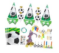 WOONEKY Accessoires Foot pour Fans de Football Ensemble de Props de Compétition Colorés pour Fête et Supporters Cadeau Souvenir Football