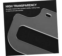 WOONEKY Accessoires pour Cages à Hamsters Attaches Claires Accessoires De Cage De Hamster Acrylique Vis Boulons Et Écrou Transparent Plastique