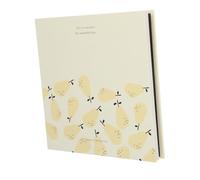 WOONEKY Album de Fleurs Séchées Protection Transparente Design à Feuilles Mobiles en Papier Pages Adhésives Conservation et Organisation des Spécimens Végétaux, pour Enseignement