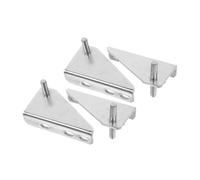WOONEKY Améliorez Votre Réfrigérateur Avec 4 Charnières De Porte De Congélateur En Métal Modernes Pour Réparation À Domicile