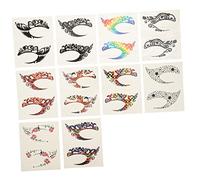 WOONEKY Autocollants Adhésifs Pour Eye-liner 10 Paires Maquillage Temporaire Artistique Facile à Appliquer Pour Halloween Et Autocollants De Fête