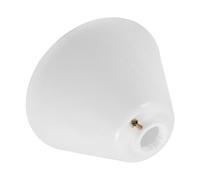 WOONEKY auvent de ventilateur en forme de cône cache décoratif pour luminaire couvercle de ventilateur de remplacement blanc métal plastique installation facile pour ventilateur de