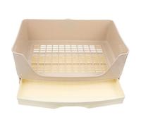 WOONEKY Bac À Toilettes en Plastique pour Animaux De Compagnie Toilet Bunny Potty Trainer Anti-Fuite pour des Espaces De Vie Propres