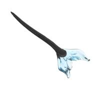 WOONEKY Baguette à Cheveux Bois avec Design Queue de Poisson Accessoire Rétro Traditionnel Chinois pour Variées Épingle à Cheveux Durable et pour Maintien Sécurisé