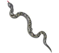 WOONEKY ballon serpent faux Décorer grand modèle de serpent gonflable décoration de fête de reptiles ornement de serpent ballons animaux gonflables Plastique Noir
