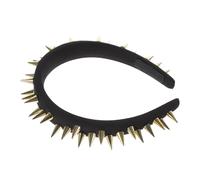 WOONEKY Bandeau Fin Noir Clouté Punk Style Rivet Unique et Confortable Accessoire de Mode