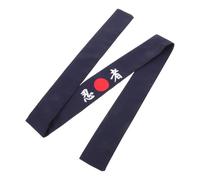 WOONEKY Bandeau Japonerie Ninja pour Homme en Coton Doux, Bandeau Réglable à Motif Samouraï, Accessoire la Cuisine et Costume Chef Sushi, pour Coiffure et Déguisement Ninja