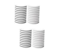 WOONEKY Bandes Adhésives Auto-adhésives Pour Cils Strips Transparents Et Noirs Remplacement De Colle Pour Faux Cils Facile à Appliquer Retirer