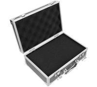 WOONEKY Boîte à Outils Alliage Aluminium Compacte avec Mousse Mallette Portable Ergonomique pour Rangement Multifonctionnel Valise Légère et Robuste pour Électricien et Équipement Sonore